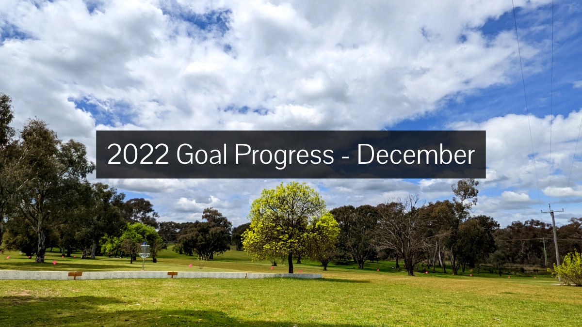 2022 Goal Progress – December – Nathan Challenges Life